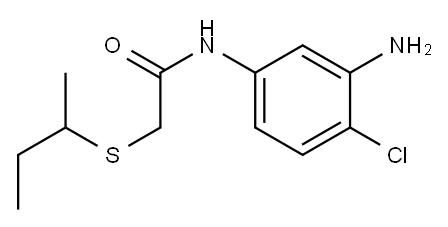 N-(3-amino-4-chlorophenyl)-2-(butan-2-ylsulfanyl)acetamide