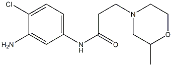 N-(3-amino-4-chlorophenyl)-3-(2-methylmorpholin-4-yl)propanamide|