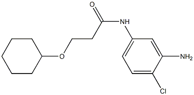 N-(3-amino-4-chlorophenyl)-3-(cyclohexyloxy)propanamide