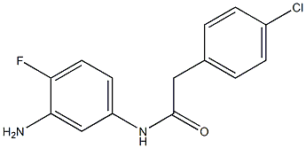 N-(3-amino-4-fluorophenyl)-2-(4-chlorophenyl)acetamide