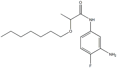 N-(3-amino-4-fluorophenyl)-2-(heptyloxy)propanamide