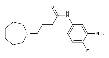 N-(3-amino-4-fluorophenyl)-4-azepan-1-ylbutanamide