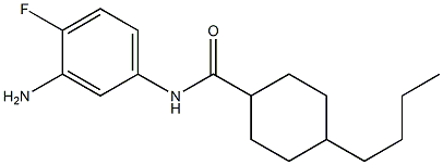 N-(3-amino-4-fluorophenyl)-4-butylcyclohexane-1-carboxamide