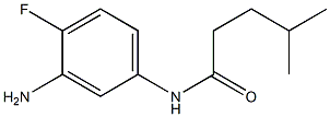 N-(3-amino-4-fluorophenyl)-4-methylpentanamide