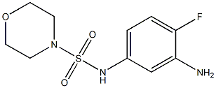 N-(3-amino-4-fluorophenyl)morpholine-4-sulfonamide