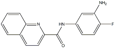 N-(3-amino-4-fluorophenyl)quinoline-2-carboxamide