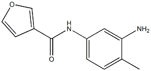 N-(3-amino-4-methylphenyl)-3-furamide Structure