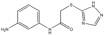 N-(3-aminophenyl)-2-(1H-1,2,4-triazol-5-ylsulfanyl)acetamide