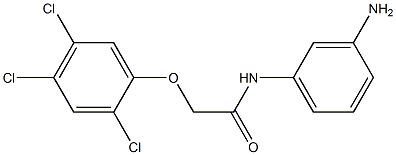 N-(3-aminophenyl)-2-(2,4,5-trichlorophenoxy)acetamide Structure