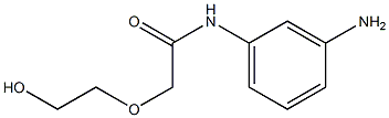 N-(3-aminophenyl)-2-(2-hydroxyethoxy)acetamide 结构式