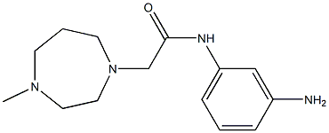 N-(3-aminophenyl)-2-(4-methyl-1,4-diazepan-1-yl)acetamide
