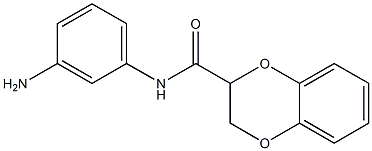 N-(3-aminophenyl)-2,3-dihydro-1,4-benzodioxine-2-carboxamide Struktur