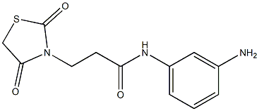 N-(3-aminophenyl)-3-(2,4-dioxo-1,3-thiazolidin-3-yl)propanamide