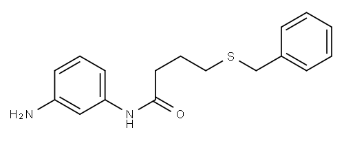 N-(3-aminophenyl)-4-(benzylsulfanyl)butanamide