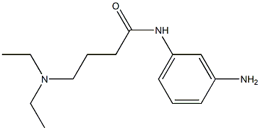N-(3-aminophenyl)-4-(diethylamino)butanamide Struktur