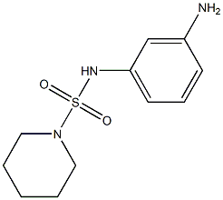 N-(3-aminophenyl)piperidine-1-sulfonamide Struktur