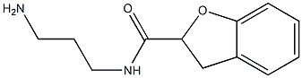 N-(3-aminopropyl)-2,3-dihydro-1-benzofuran-2-carboxamide Structure