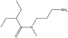 N-(3-aminopropyl)-2-ethyl-N-methylbutanamide Structure