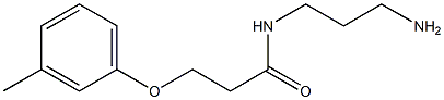N-(3-aminopropyl)-3-(3-methylphenoxy)propanamide