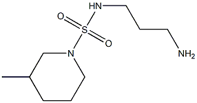 N-(3-aminopropyl)-3-methylpiperidine-1-sulfonamide Struktur