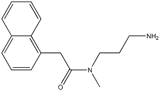 N-(3-aminopropyl)-N-methyl-2-(naphthalen-1-yl)acetamide Structure