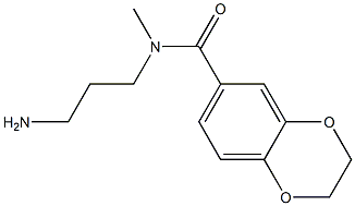 N-(3-aminopropyl)-N-methyl-2,3-dihydro-1,4-benzodioxine-6-carboxamide