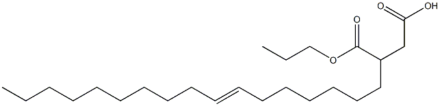 3-(7-Heptadecenyl)succinic acid 1-hydrogen 4-propyl ester 结构式