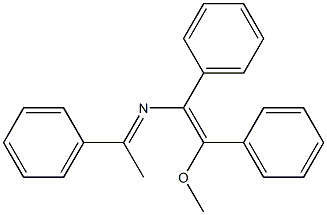 4-Methoxy-1,3,4-triphenyl-1-methyl-2-aza-1,3-butadiene|