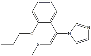 1-[(E)-2-Methylthio-1-[2-propoxyphenyl]ethenyl]-1H-imidazole