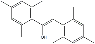 (Z)-1,2-Bis(2,4,6-trimethylphenyl)ethen-1-ol Structure