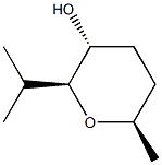 (2S,3R,6R)-6-Methyl-2-(1-methylethyl)tetrahydro-2H-pyran-3-ol 结构式