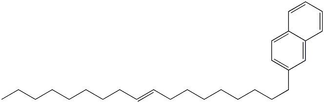 2-(9-Octadecenyl)naphthalene Structure