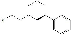 [R,(-)]-1-Bromo-5-phenyloctane Structure