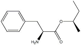 (R)-2-Amino-3-phenylpropanoic acid (S)-1-methylpropyl ester Struktur