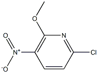 2-氯-5-硝基-6-甲氧基吡啶 结构式