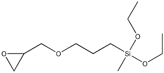 3-缩水甘油醚氧丙基甲基二乙氧基硅烷 结构式