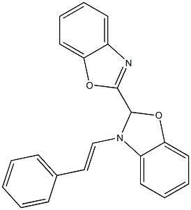 Styryl bisbenzoxazole Struktur