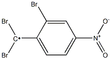 对硝基三溴苄, , 结构式