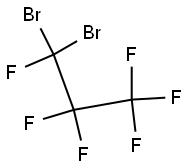 六氟二溴丙烷, , 结构式