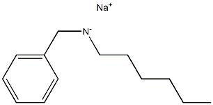 Hexyl benzyl amine, sodium salt Structure