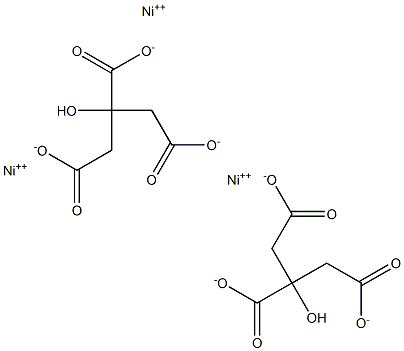 柠檬酸镍,,结构式