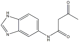 5-acetoacetamidobenzimidazole Struktur