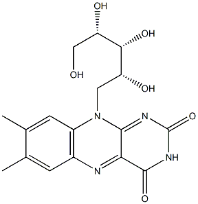 维生素B2原料 结构式