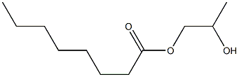 Propylene glycol octanoate Structure