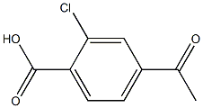 4-Acetyl-2-chlorobenzoic acid Structure
