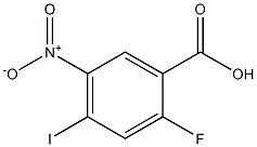 2-Fluoro-4-iodo-5-nitro-benzoic acid Struktur