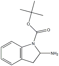 1-N-BOC-2-氨基吲哚啉, , 结构式