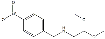 2,2-Dimethoxy-N-(4-nitrobenzyl)ethanamine Structure