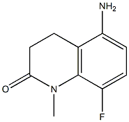 5-Amino-8-fluoro-1-methyl-3,4-dihydroquinolin-2(1H)-one Struktur