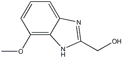 (7-Methoxy-1H-benzoimidazol-2-yl)-methanol Struktur